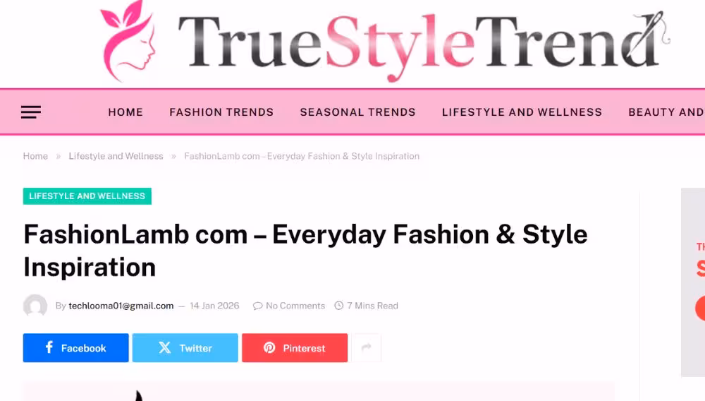 Exploring the World of FashionLamb.com: A Guide to Modern Style